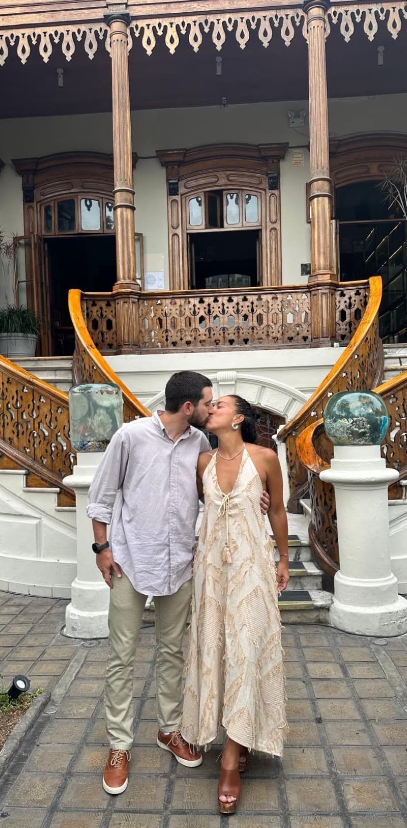 Carla y Tony en Ayahuasca, en Lima.